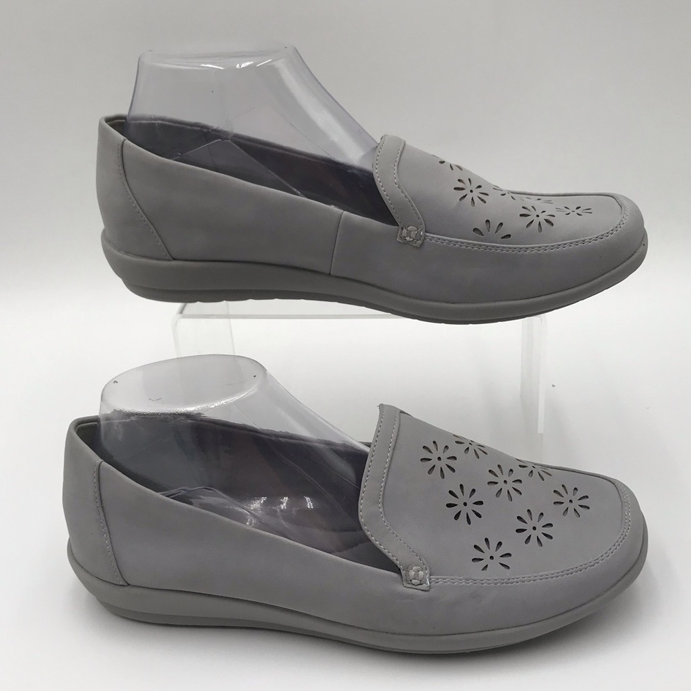 Women's Easy Spirit Gray Slip-On Loafers